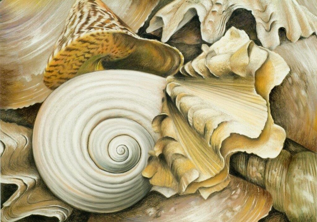 Souvenir de la Nature 1, pastel 100 x 80cm